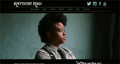 Desktop Screenshot of amythystkiah.com