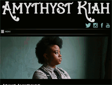 Tablet Screenshot of amythystkiah.com